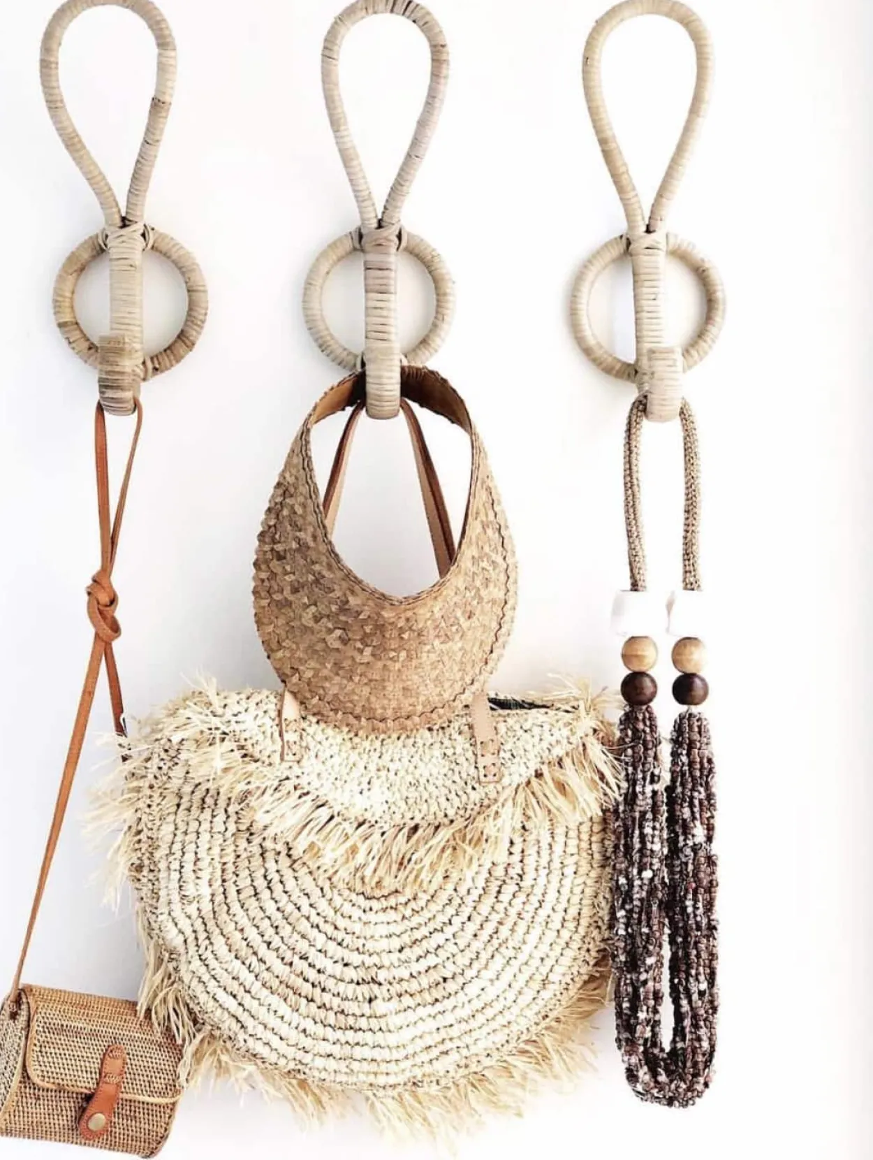 Adult Rattan Visor - Tan