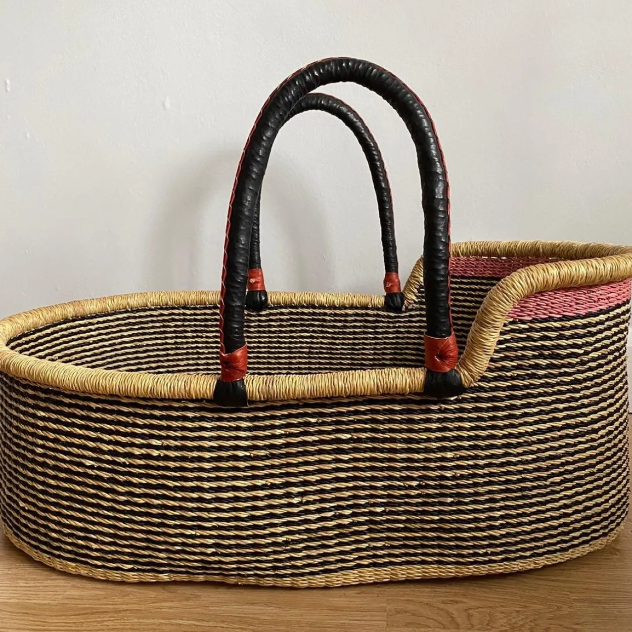 Baby Bolga Moses Basket - Lulu