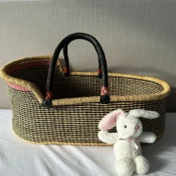 Baby Bolga Moses Basket - Lulu