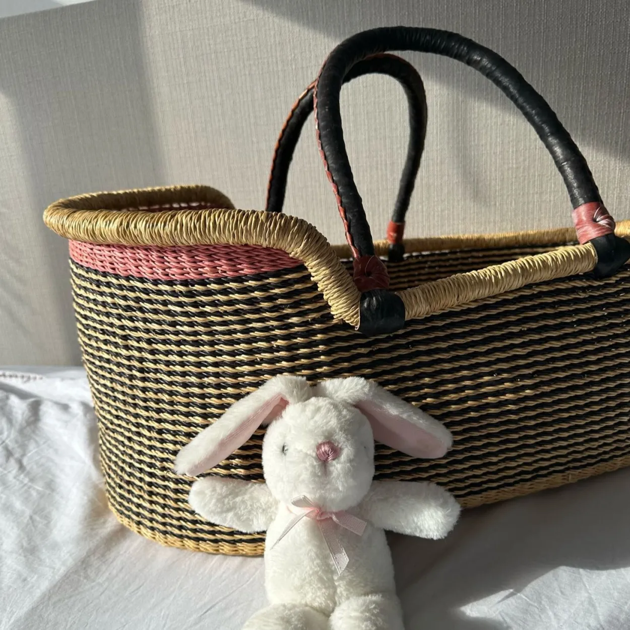 Baby Bolga Moses Basket - Lulu