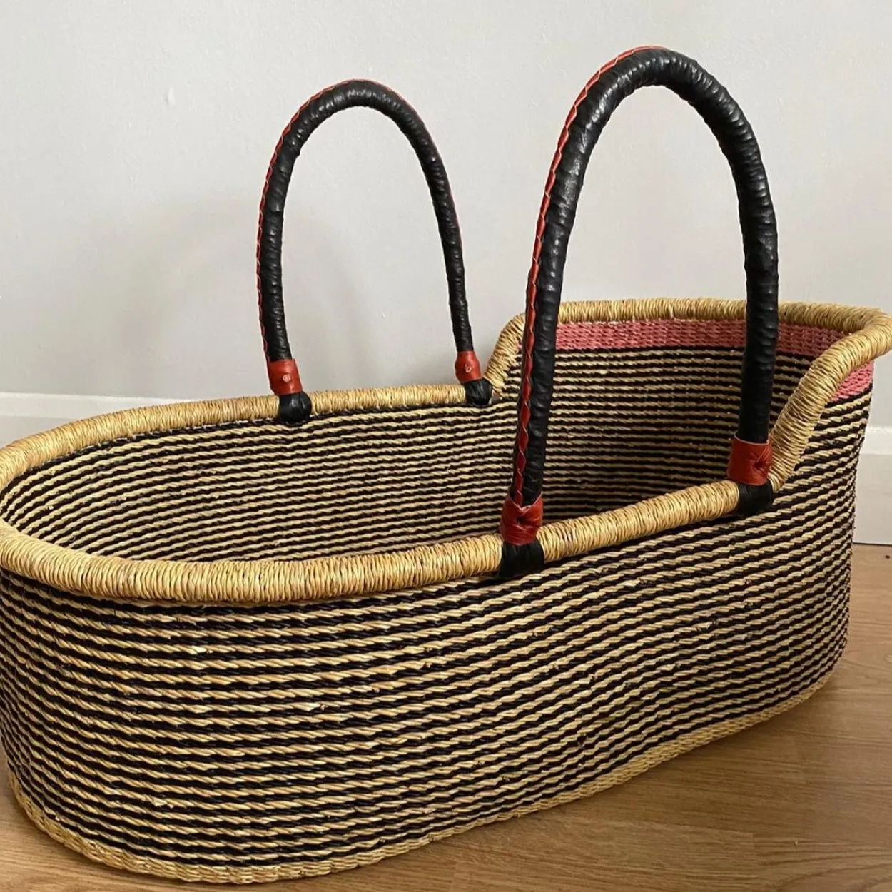 Baby Bolga Moses Basket - Lulu