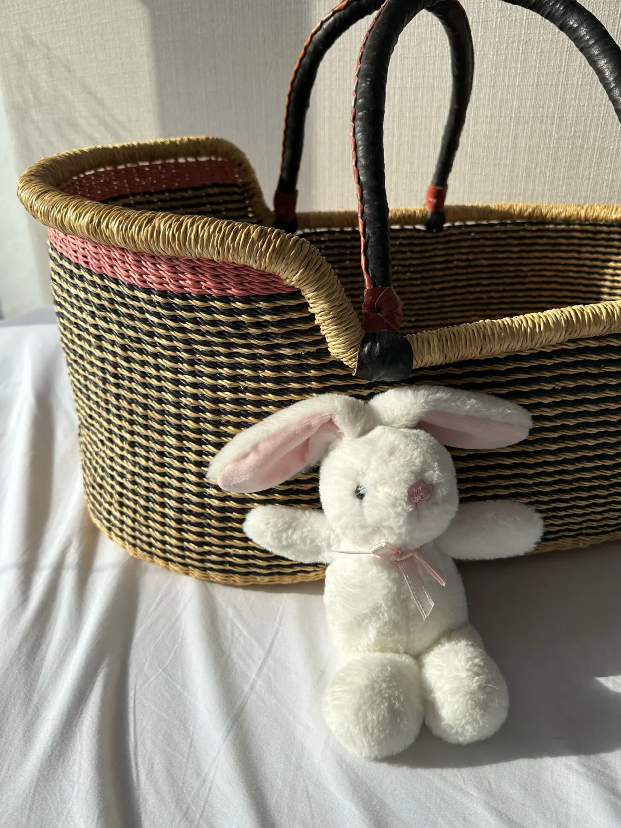 Baby Bolga Moses Basket - Lulu