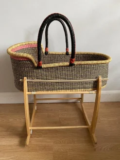 Baby Bolga Moses Basket - Lulu