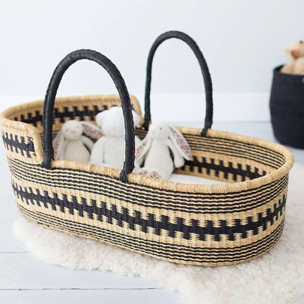 Baby Bolga Moses Basket - Zane