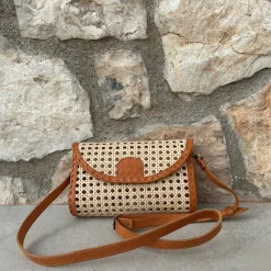Bonita's Bali Rattan Crossbody Bag & Clutch
