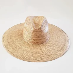Bonita's Classic Wide Brim Palm Panama Hat