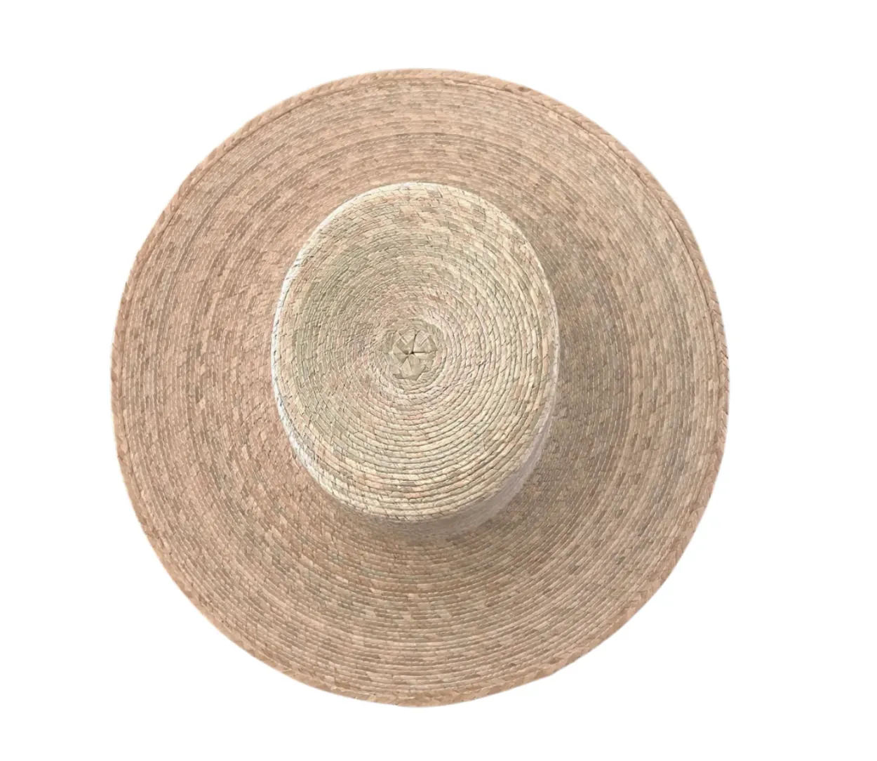 Bonita's Classic Wide Brim Palm Boater Hat