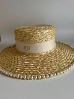 Bonita's Luxury Pearl Boater