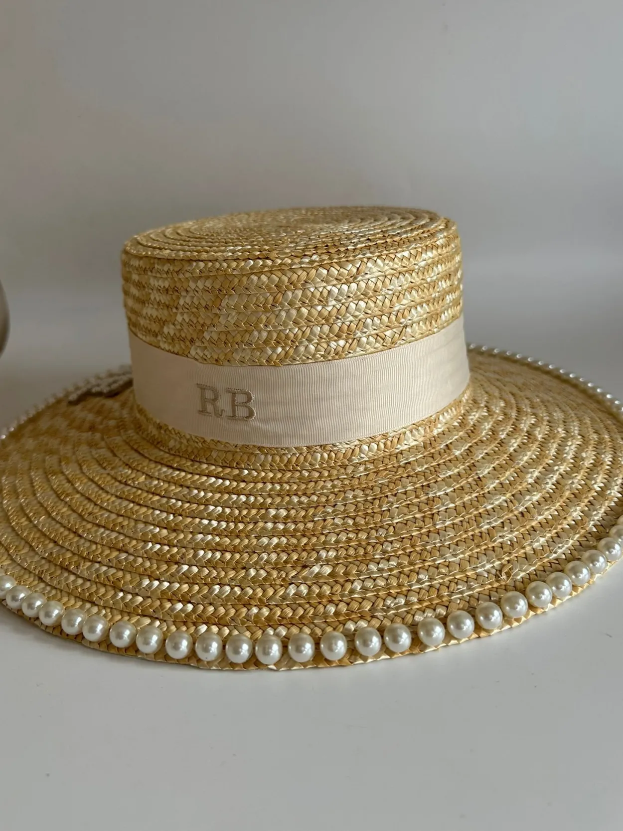 Bonita's Luxury Pearl Boater