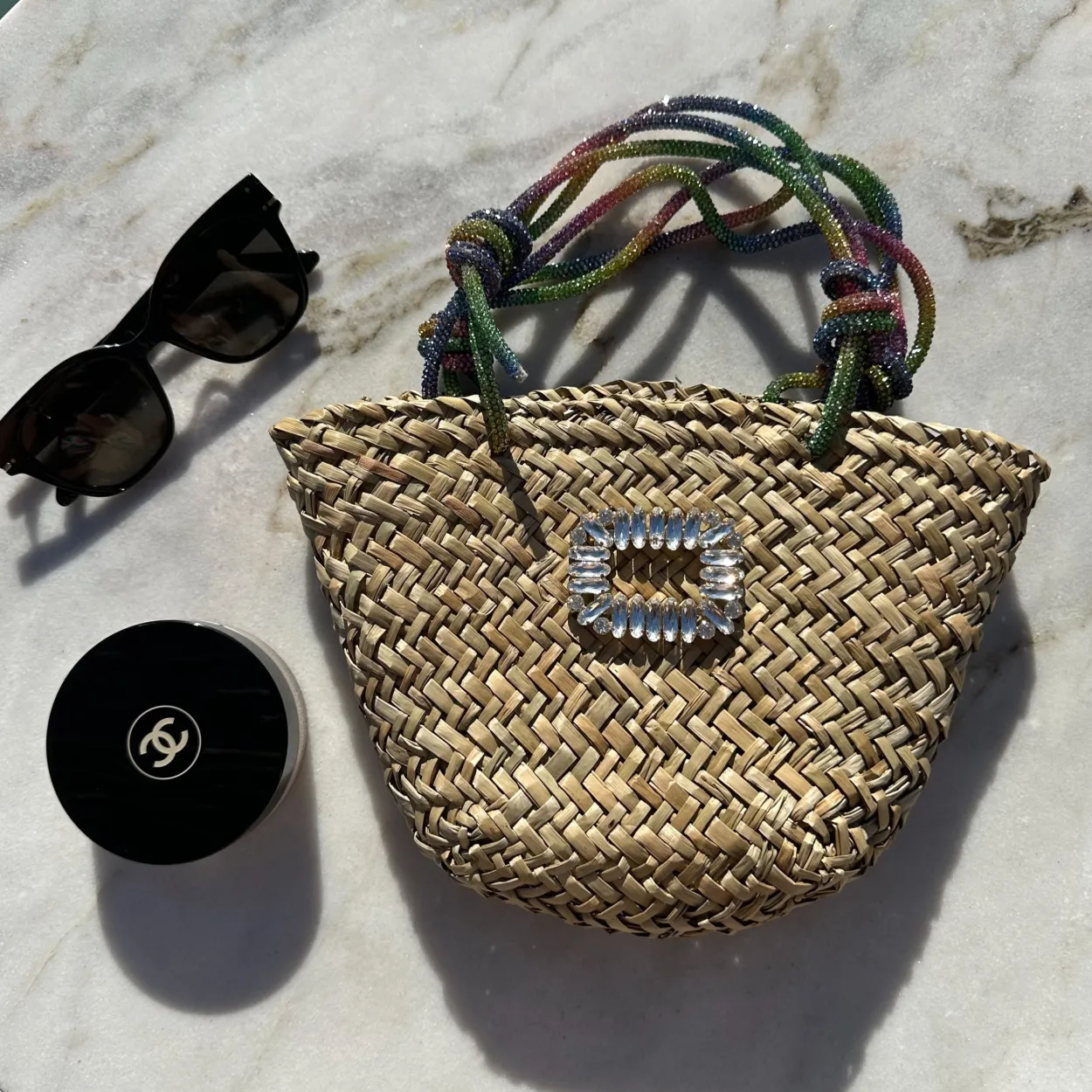 Bonita's Mini Crystal Buckle Basket