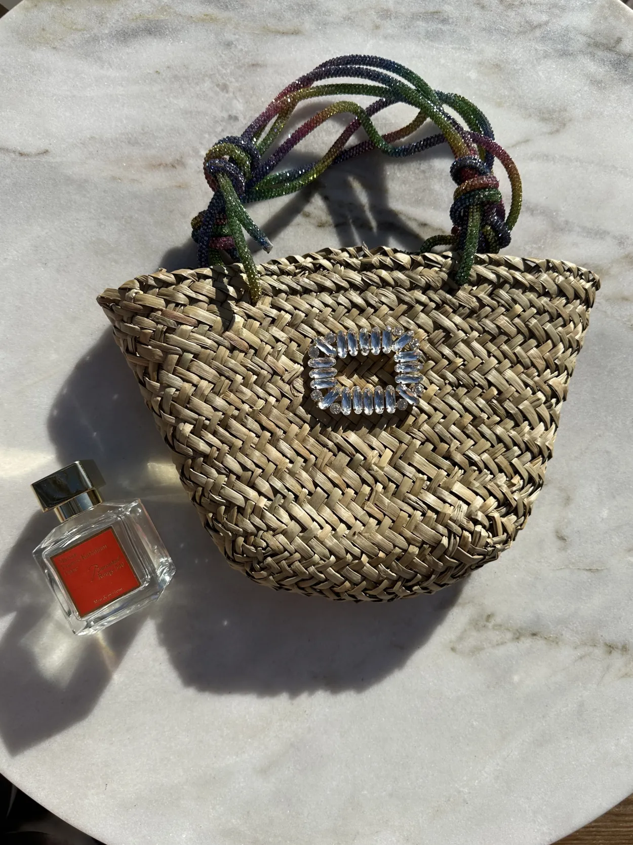 Bonita's Mini Crystal Buckle Basket