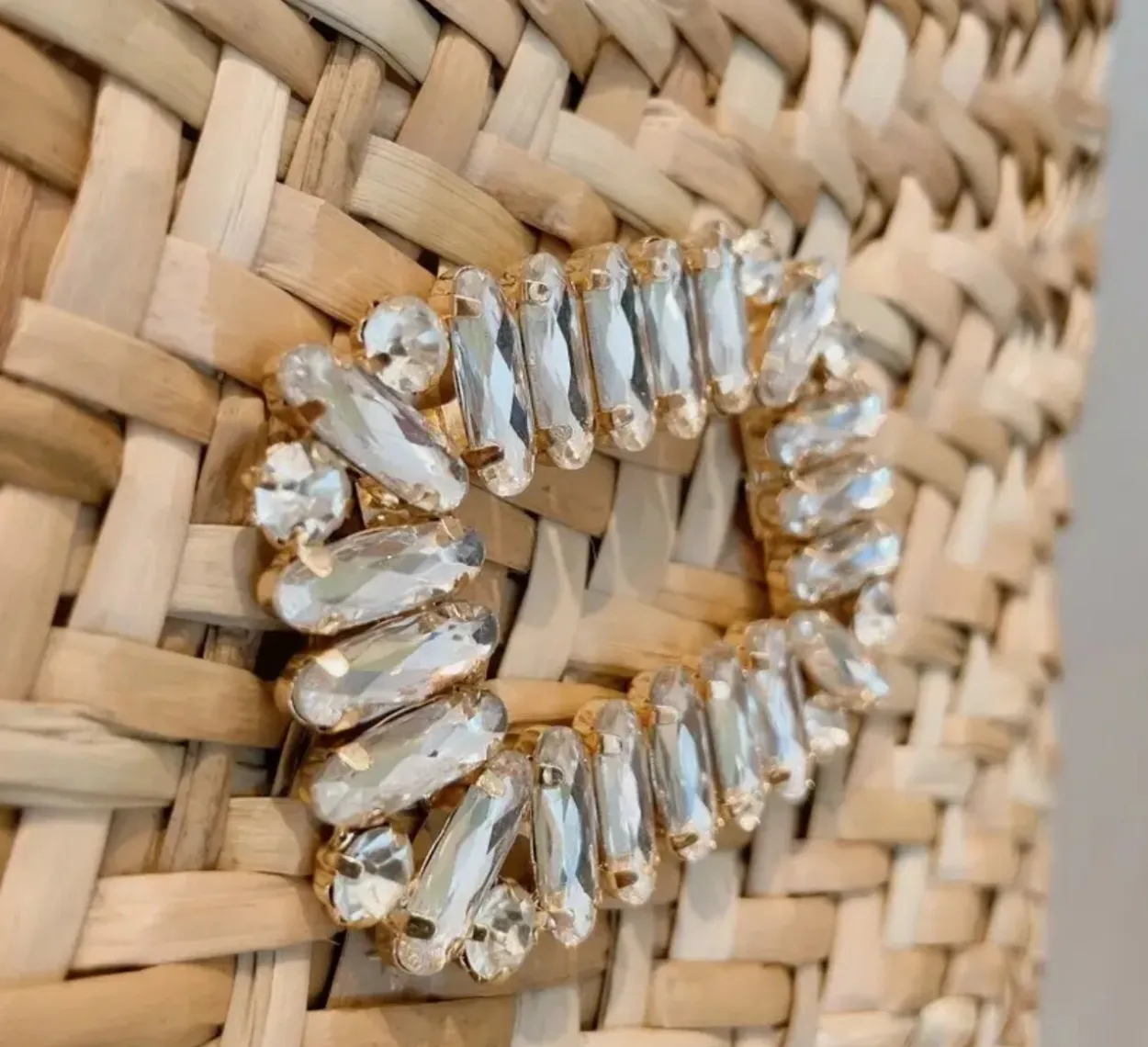 Bonita's Mini Crystal Buckle Basket