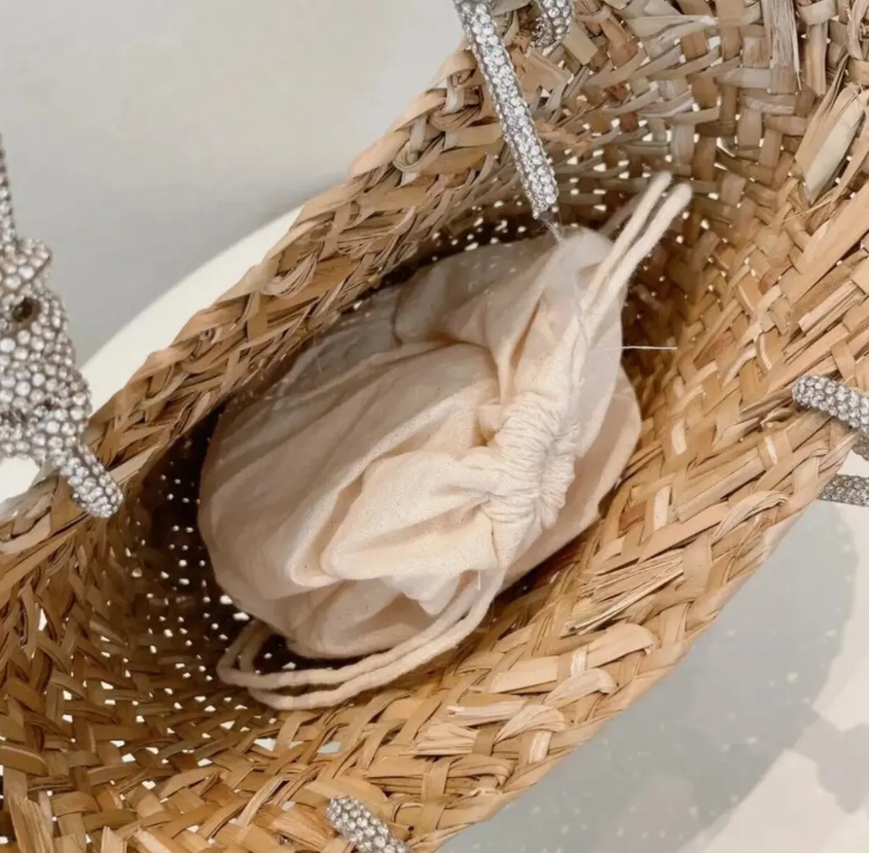 Bonita's Mini Crystal Buckle Basket