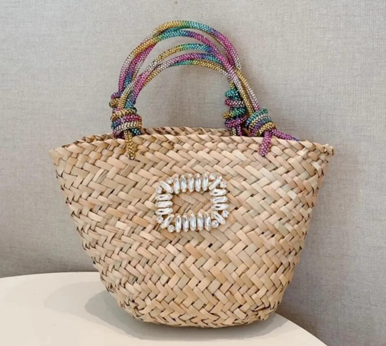 Bonita's Mini Crystal Buckle Basket