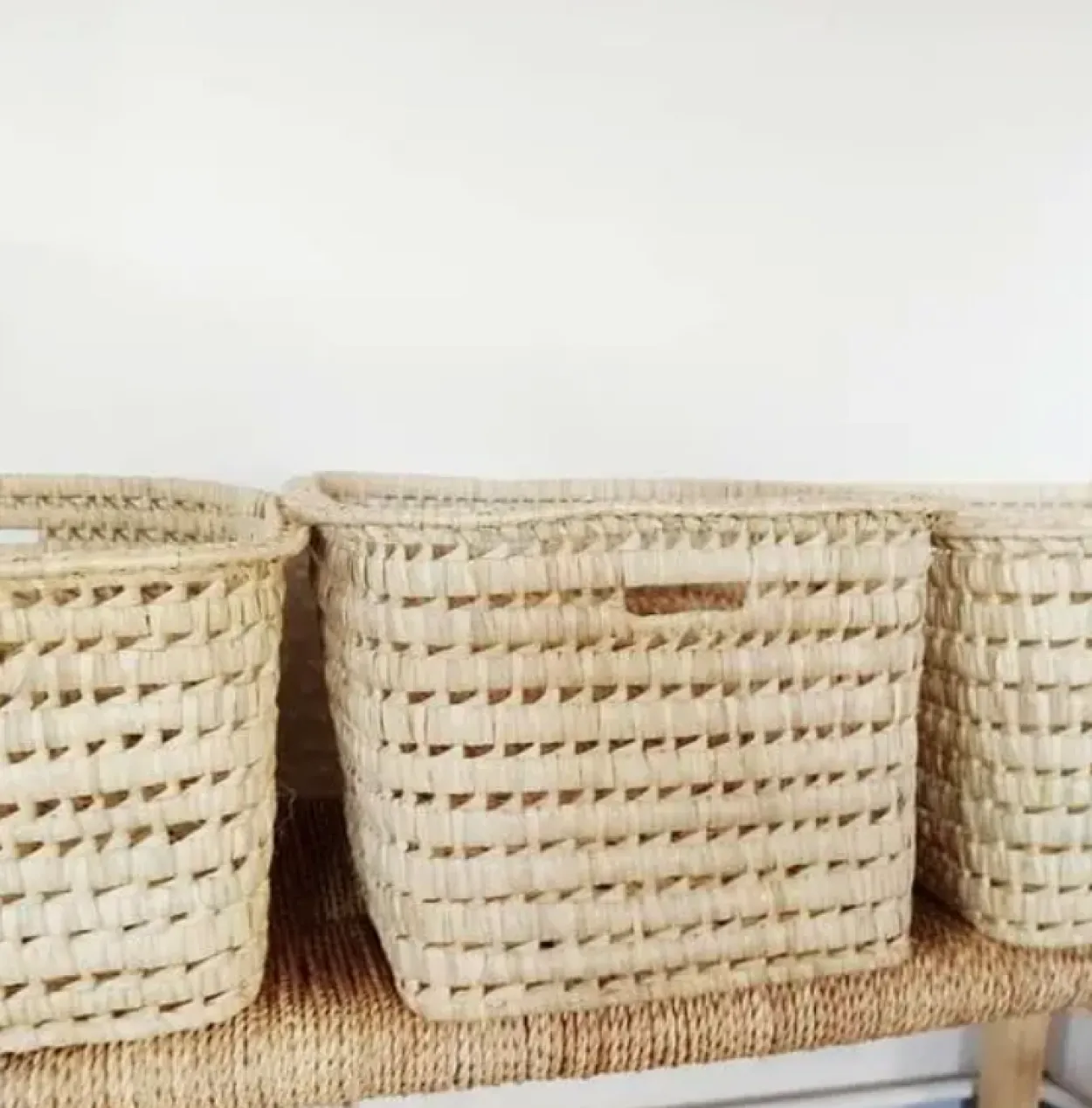 Bonita's Open Weave Storage Boxes (Trio)