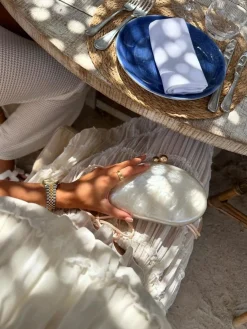 Bonita's Pearl Clutch Bag