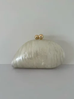 Bonita's Pearl Clutch Bag
