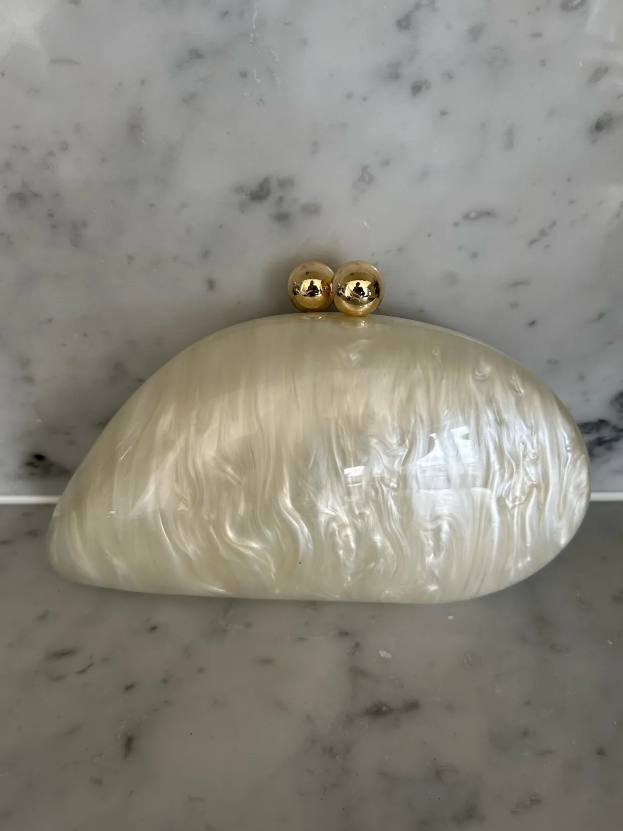 Bonita's Pearl Clutch Bag