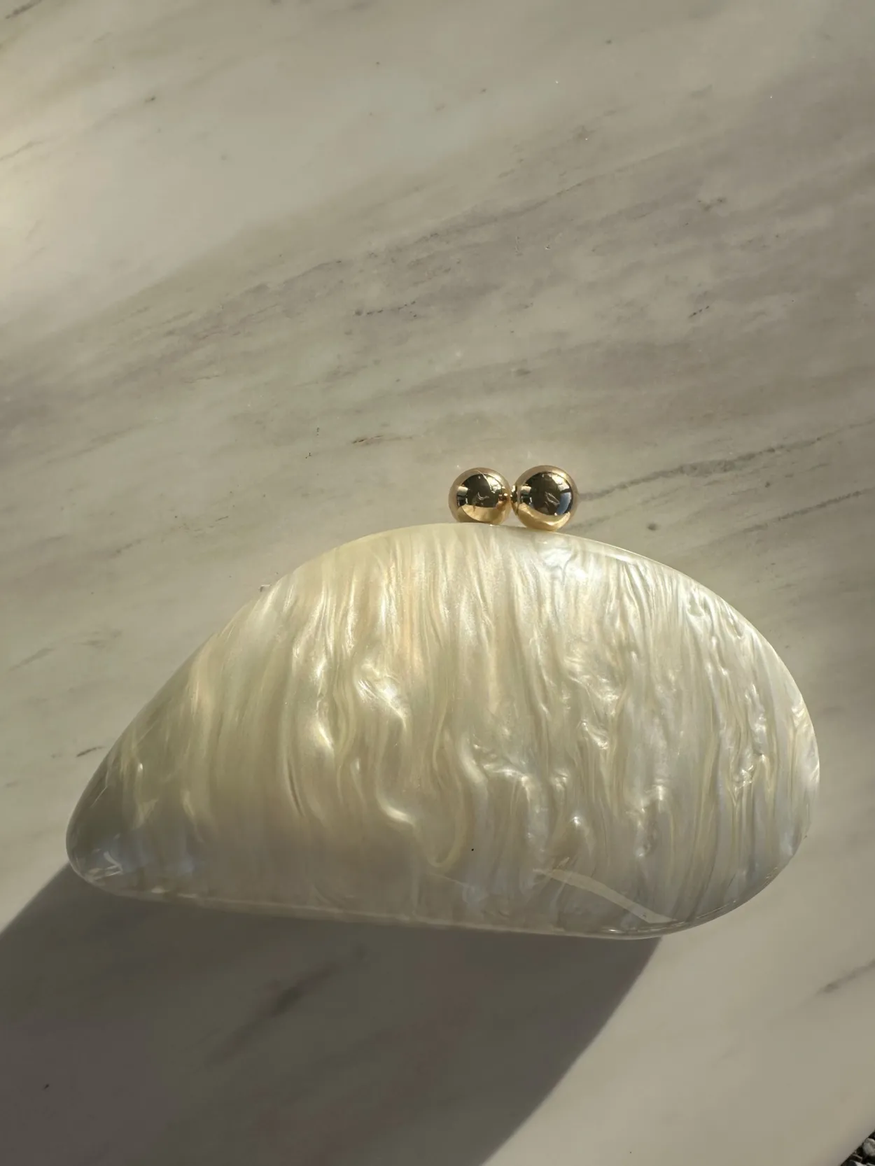 Bonita's Pearl Clutch Bag