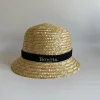Bonita's Personalised Baby Straw Bucket Hat
