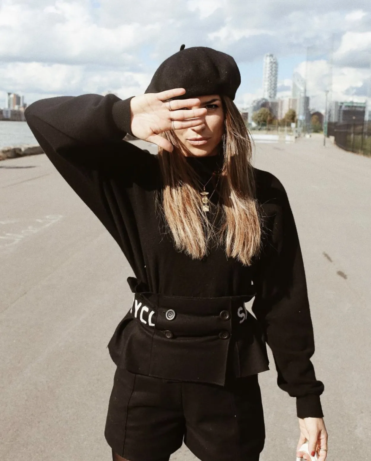 Bonita's Personalised Black Beret