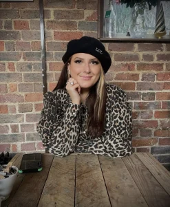 Bonita's Personalised Black Beret