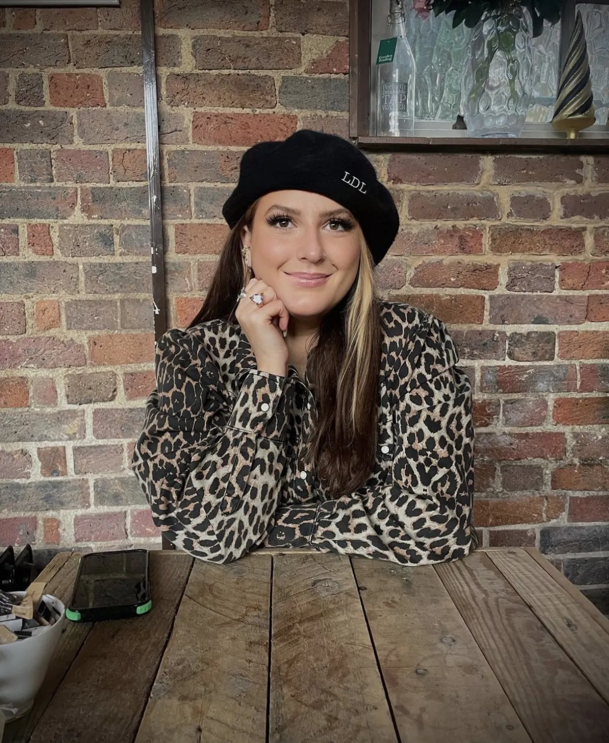 Bonita's Personalised Black Beret
