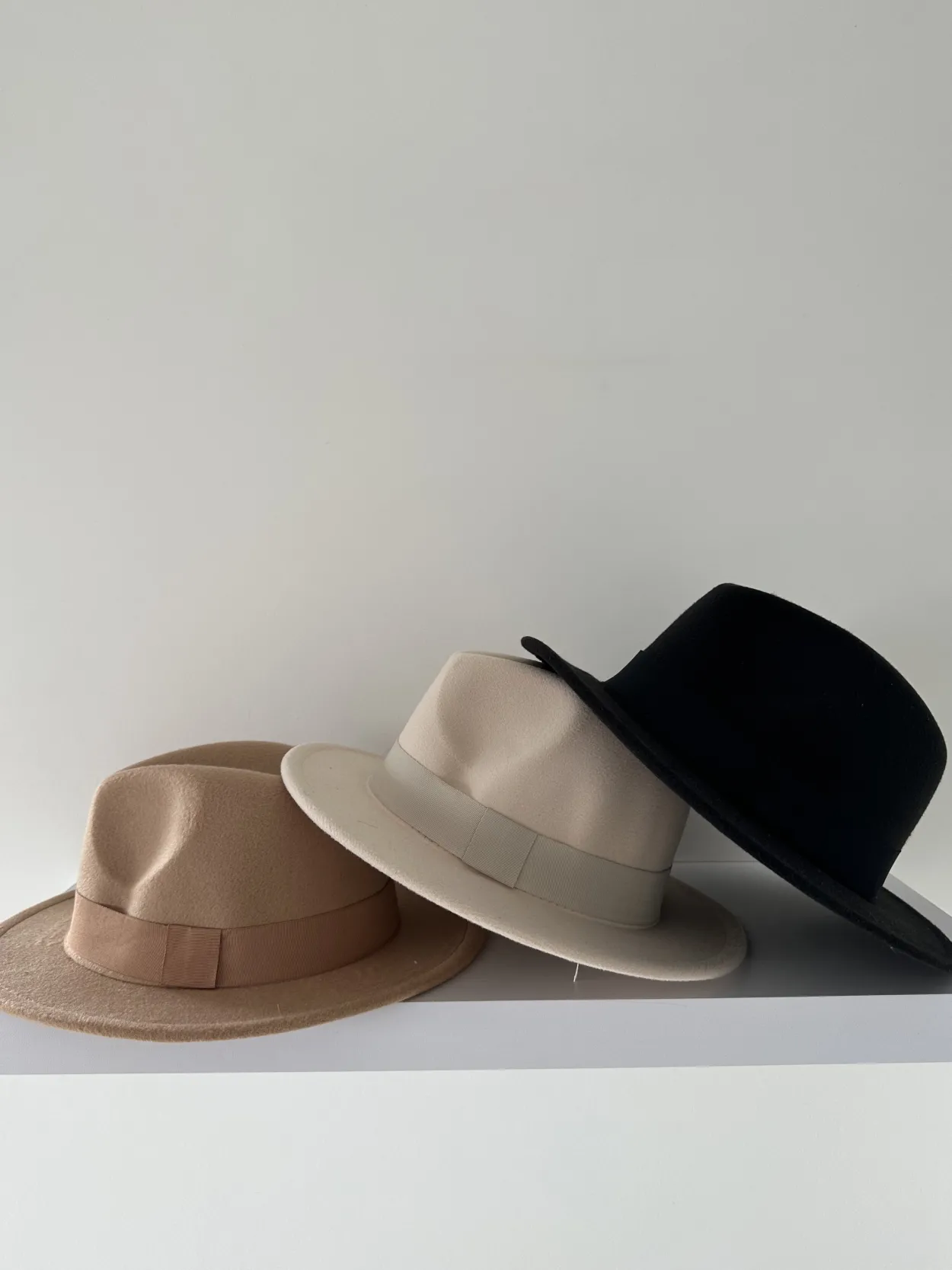 Bonita's Personalised Black Wool Fedora - Child