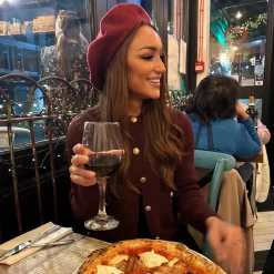 Bonita's Personalised Burgundy Beret