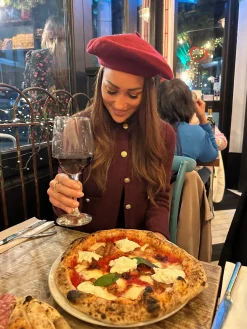 Bonita's Personalised Burgundy Beret