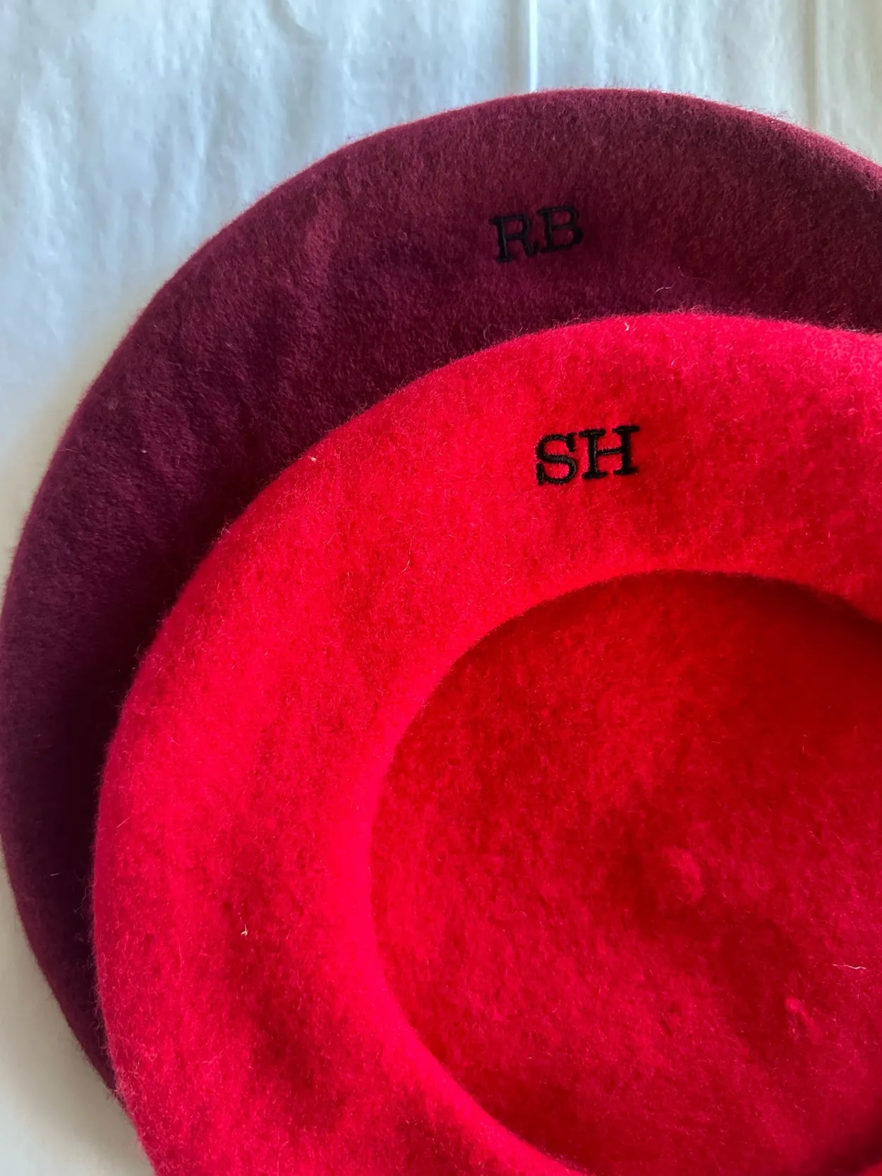 Bonita's Personalised Burgundy Beret