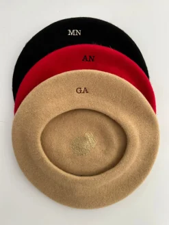 Bonita's Personalised Camel Beret
