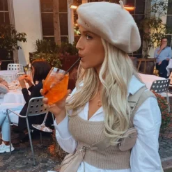 Bonita's Personalised Camel Beret