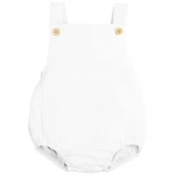 Bonita's Personalised Classic Baby Romper - White