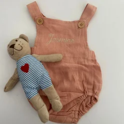 Bonita's Personalised Classic Baby Romper - Blush