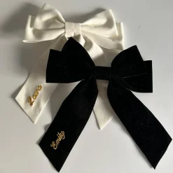 Bonita's Personalised Large Velvet Bows