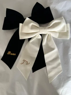 Bonita's Personalised Large Velvet Bows