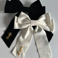 Bonita's Personalised Large Velvet Bows
