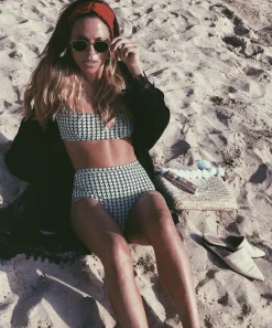 Bonita's Personalised Palm Leaf Clutch - With Monogram