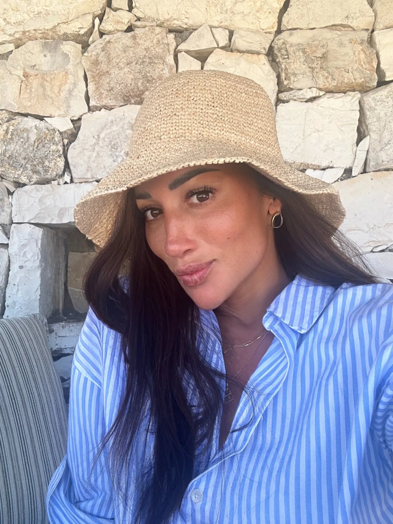 Bonita's Raffia Bucket Hat