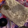 Bonita's Raffia Fringe Beach Clutch