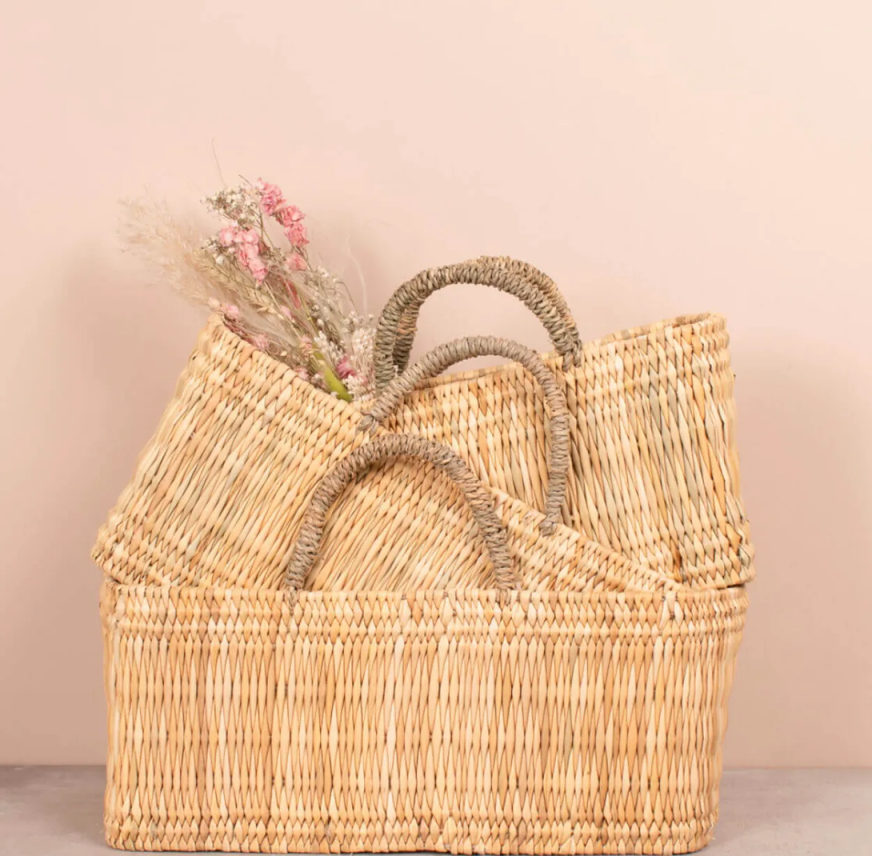 Bonita's Reed Storage Baskets (Trio)