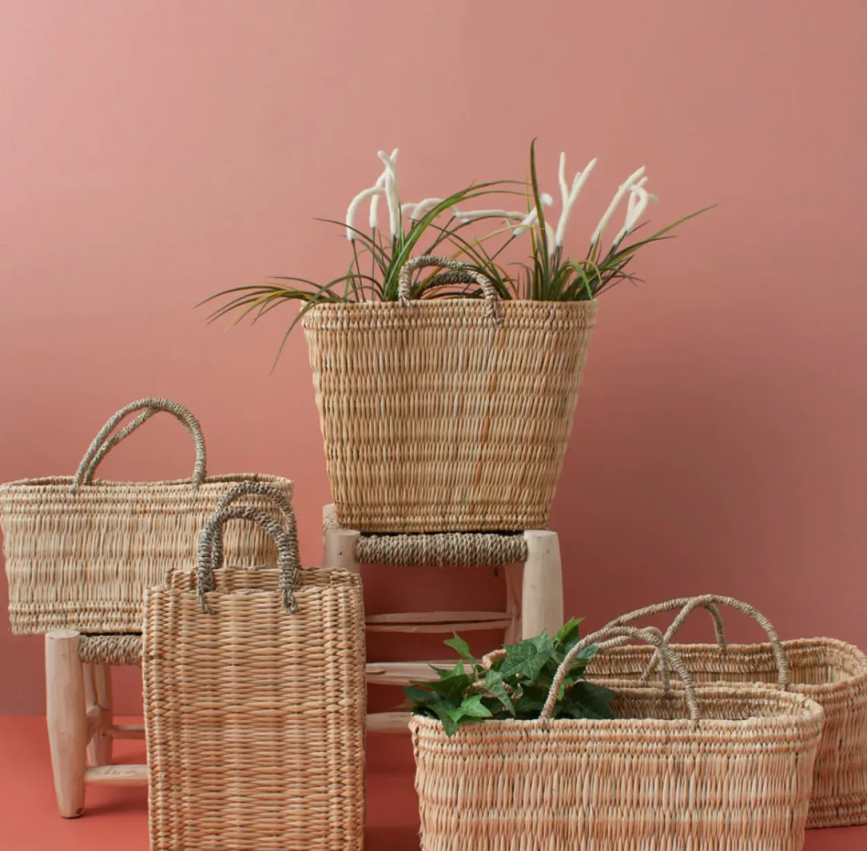 Bonita's Reed Storage Baskets (Trio)