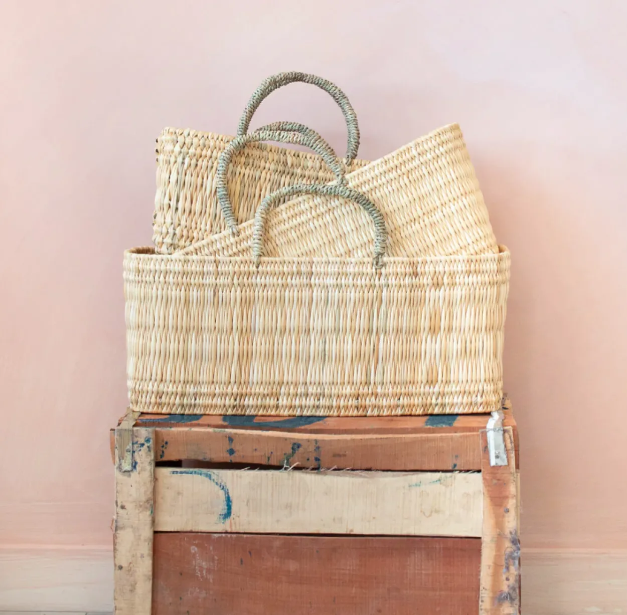 Bonita's Reed Storage Baskets (Trio)