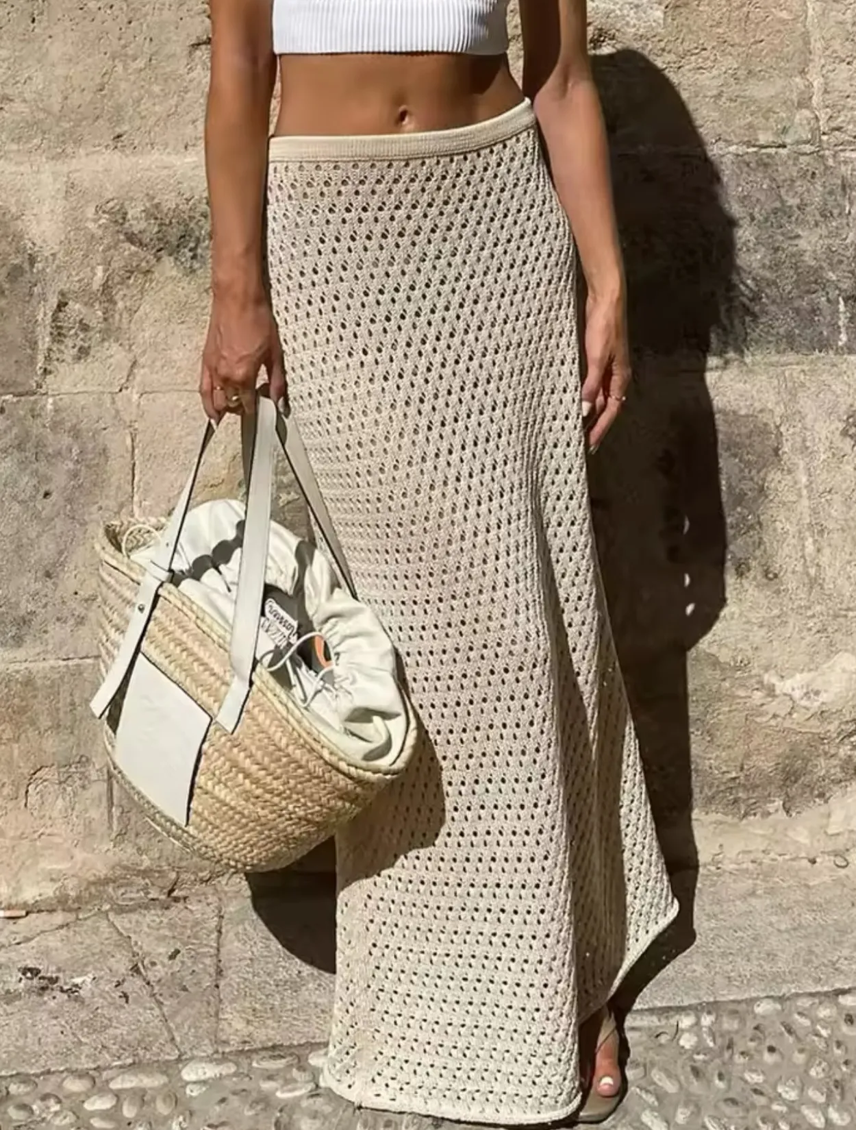 Boracay - Knit Maxi Skirt