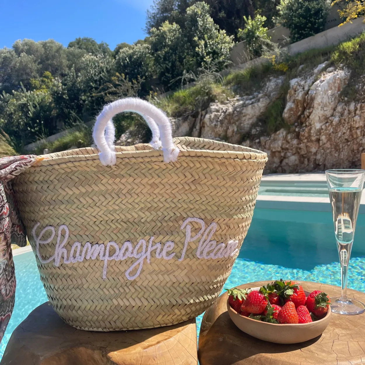 Champagne Please Basket