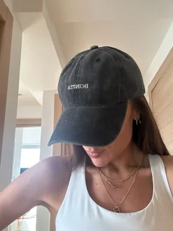 Charcoal Baseball Cap - BONITA