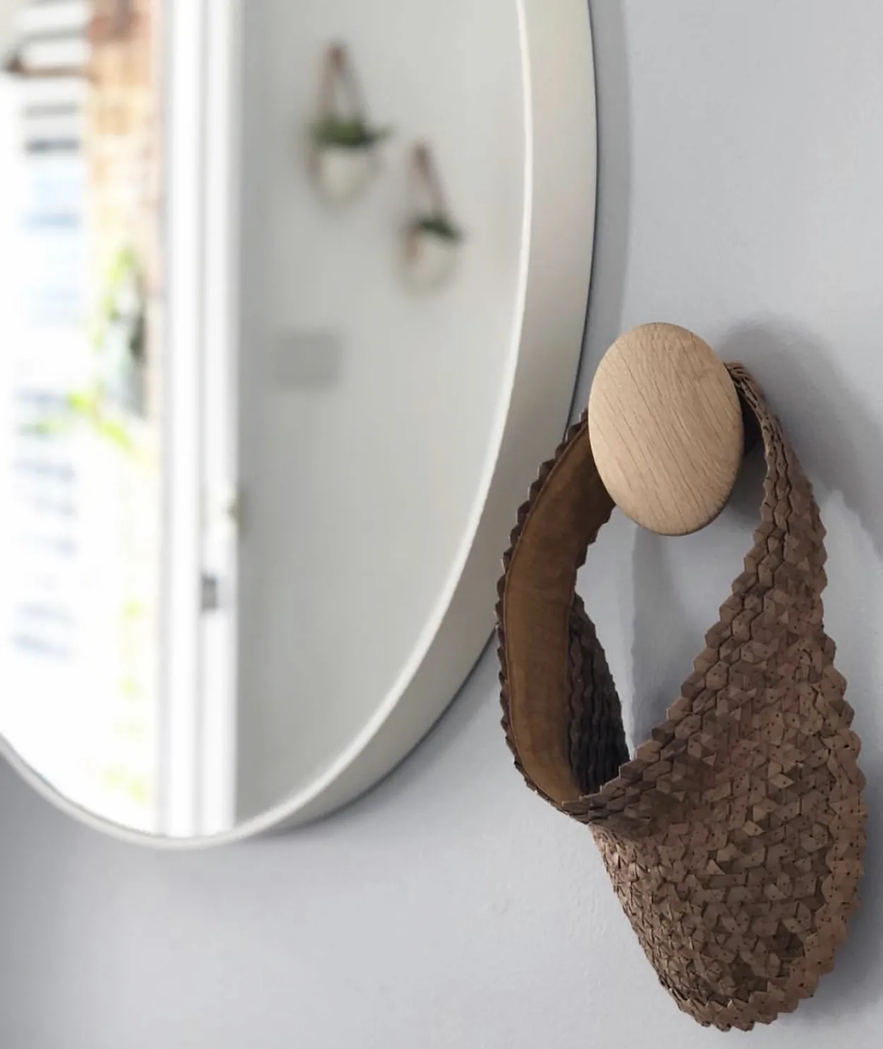 Child Rattan Beach Visor -Tan