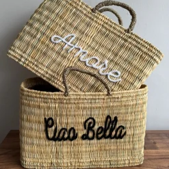 Ciao Bella - Reed Shopper Basket