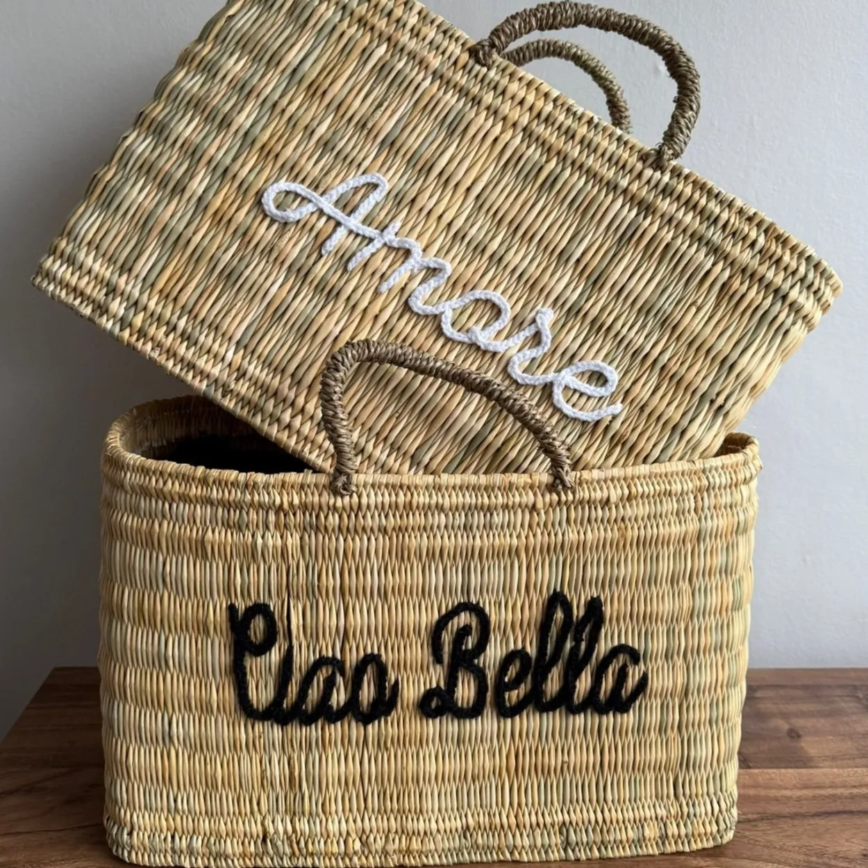 Ciao Bella - Reed Shopper Basket